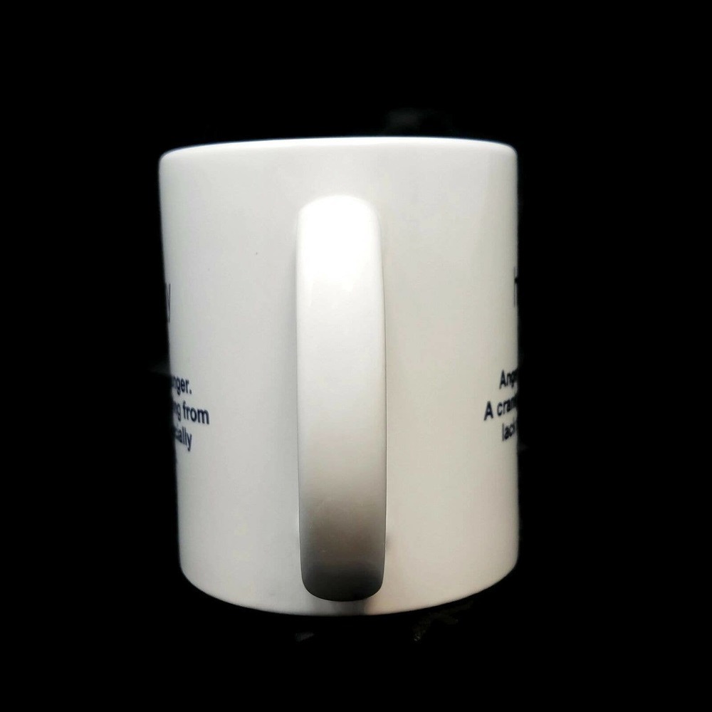 Hangry Funny Definition White Ceramic Coffee/Tea Gift Novelty Fun Cup/Mug 10oz - Picture 2 of 7